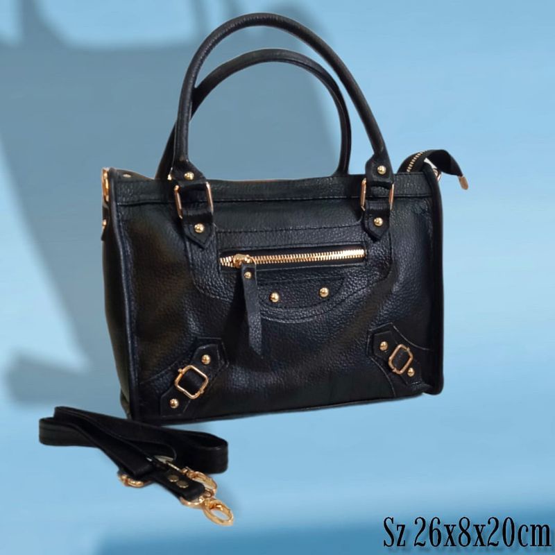 Tas Tote Bag Kulit Asli / Tas selempang kulit / Tas papirut garut sukaregang Original Leather