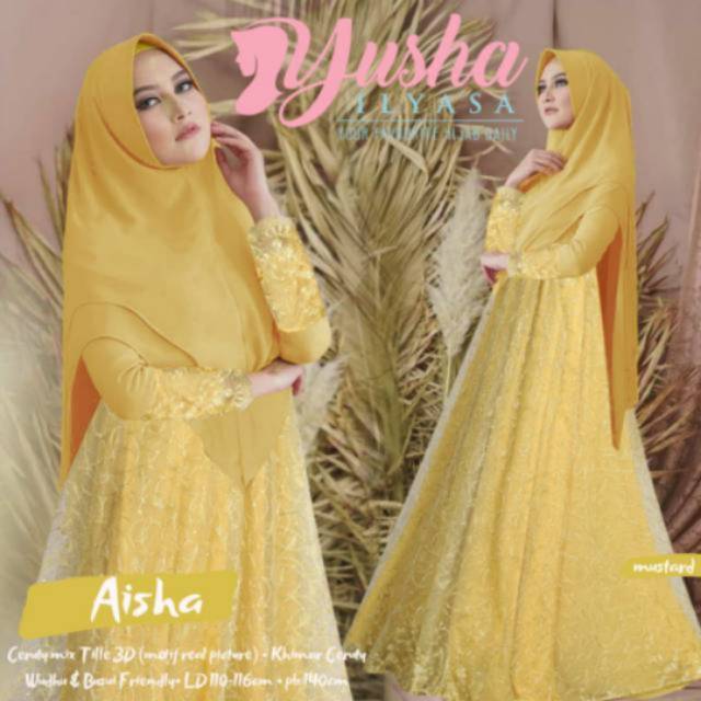 Dress gamis Aisha