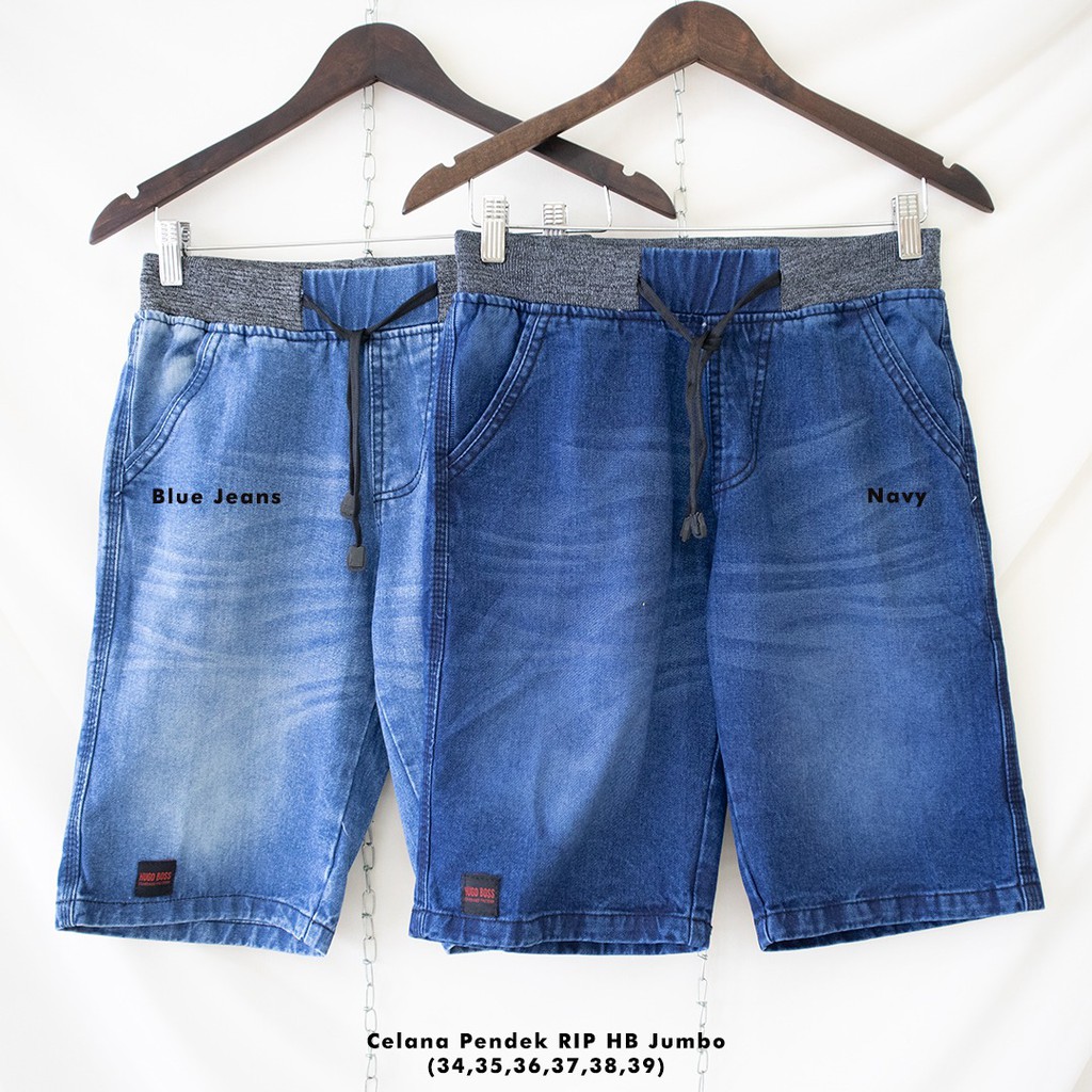 CELANA PENDEK RIB JEANS WISHER MURAH MERIAH