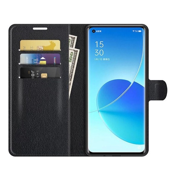 Oppo Reno 6 5g Cover Wallet Leather Case