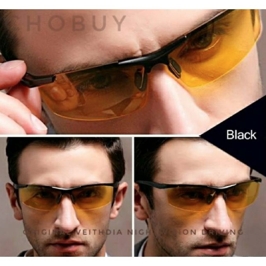 Kacamata polarized anti silau Siang Malam sunglasses l ORIGINAL VEITHDIA Night Vision Driving Sport