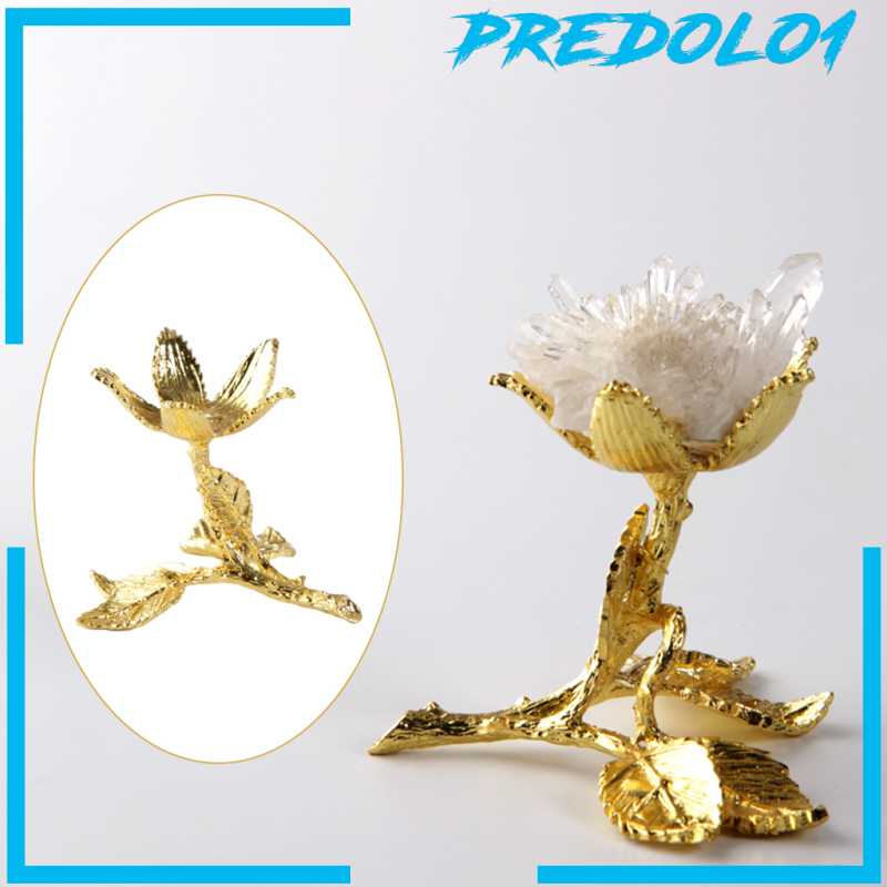 (Predolo1) Stand Holder Display Bola Kristal / Kaca Bahan Metal