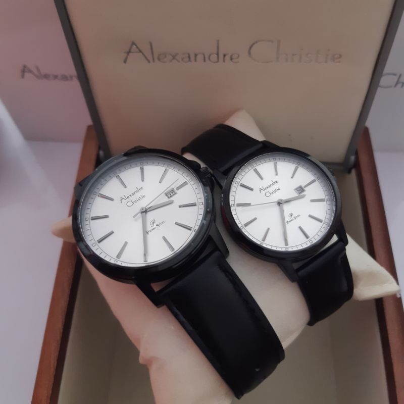 Jam Tangan Couple Alexandrea Christie AC1014 Ori