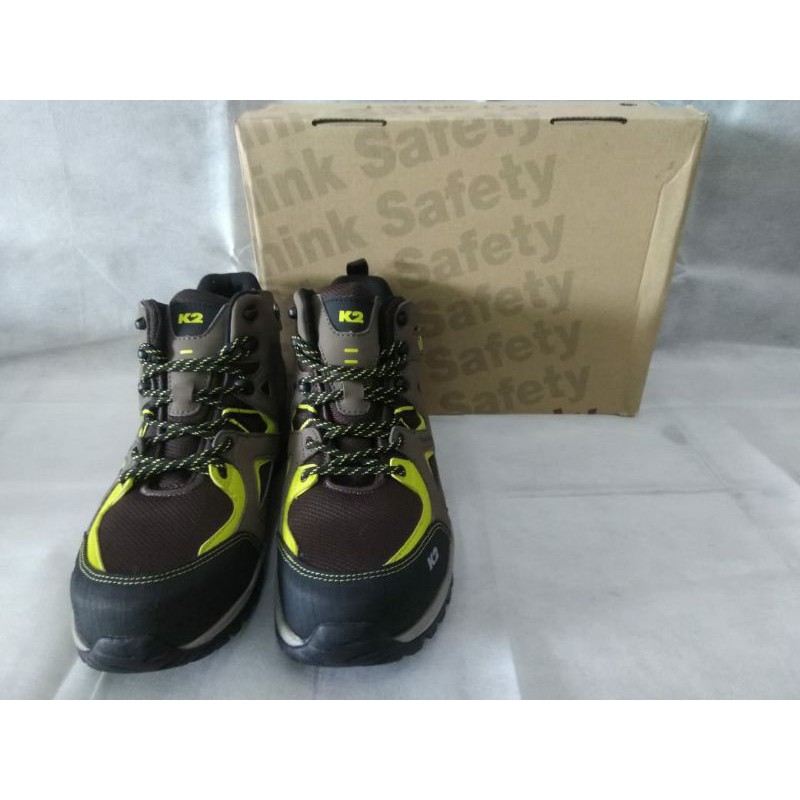 Sepatu kerja safety shoes K2 X-GRIP BROWN ORIGINAL