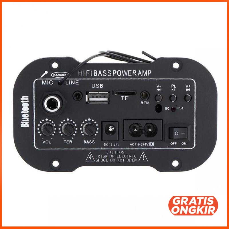 Amplifier Board Audio Bluetooth USB FM Radio TF DIY 25W GD-01