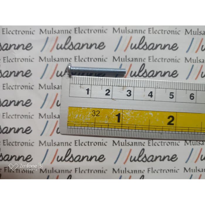 Baut - Bolt M3 Diameter 3mm Panjang 25mm / 2.5Cm