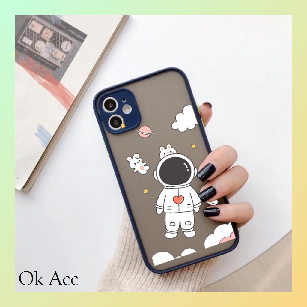 Casing Motif NASA Lucu AA11 for Iphone 6 6s 6+ 6s+ 7 8 7+ 8+ X Xr Xs Max 11 Pro Max 12 13 14 Pro Max