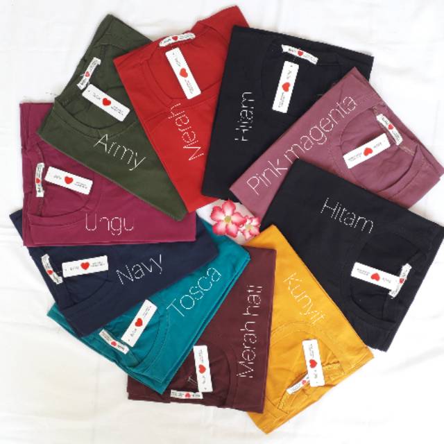 Kaos Belle ORI lengan pendek XL