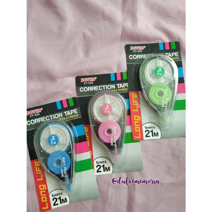 

Star Alat Tulis -- Corection Tape Besar Joyko Terbatas