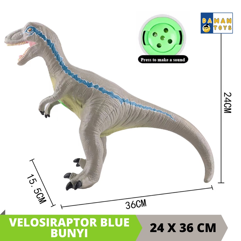 Dino Bunyi Tyrannosaurus karet lunak dinosaurus mainan Anak / Mainan DInosaurus bunyi  Murah Besar