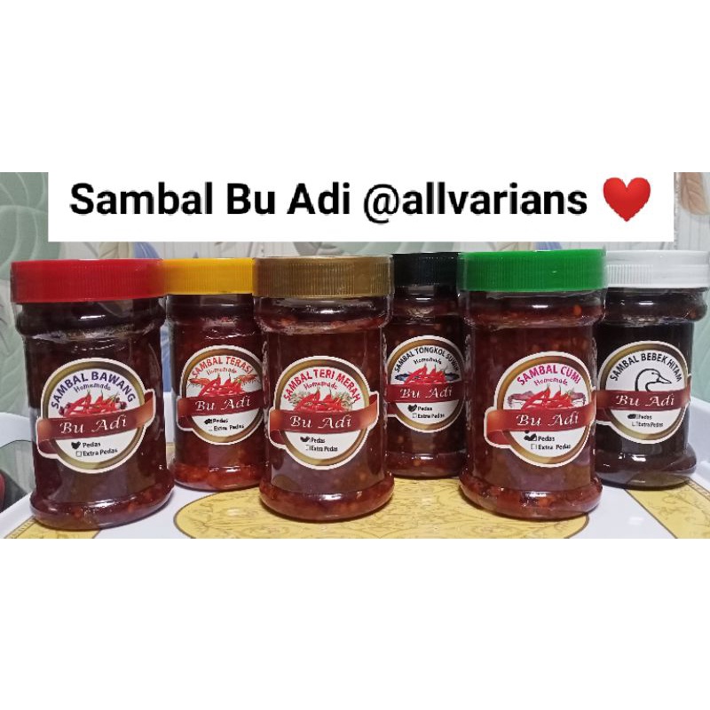 

Sambal Bu Adi all varian official