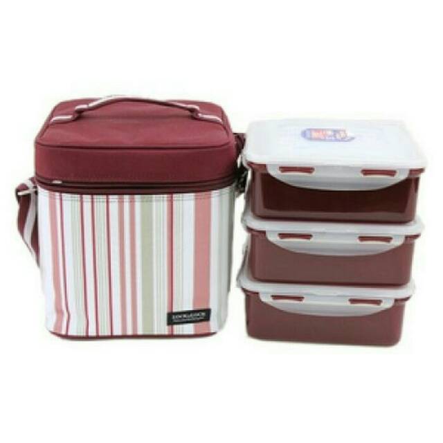 Lock n Lock Family Lunch Box 3 pcs Kotak bekal