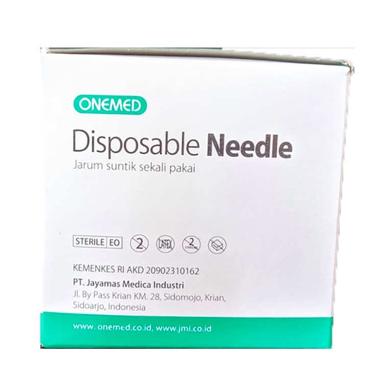 Jarum Singel needle 18G / 27G onemed steril