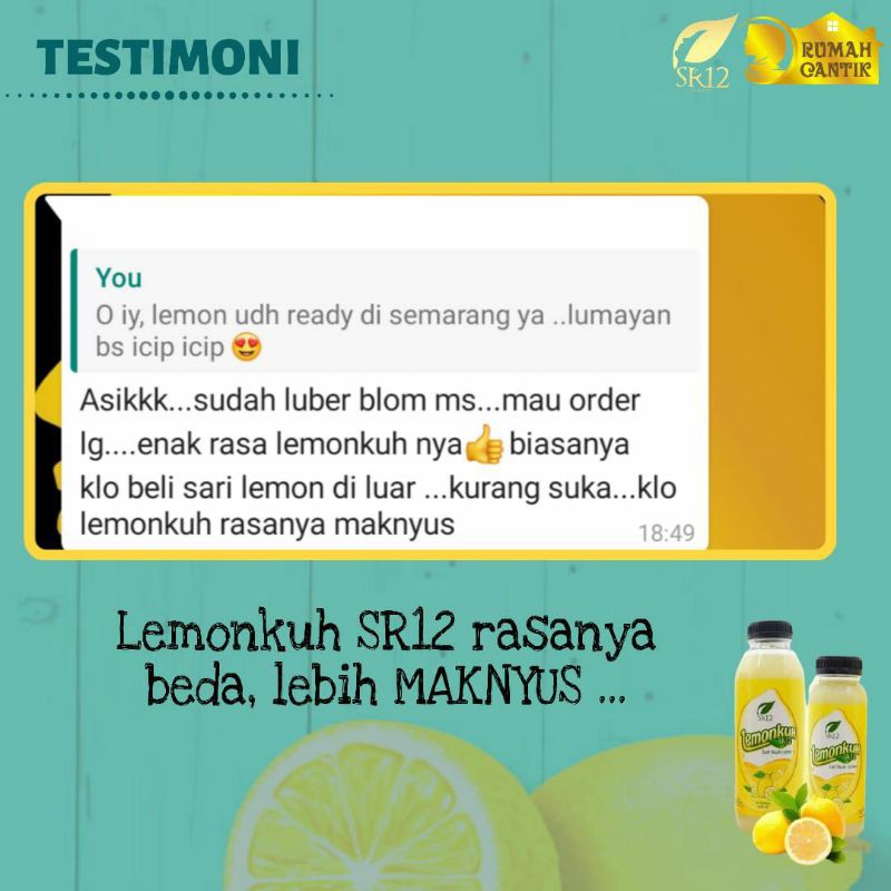 

sari lemon asli/lemonku sr12