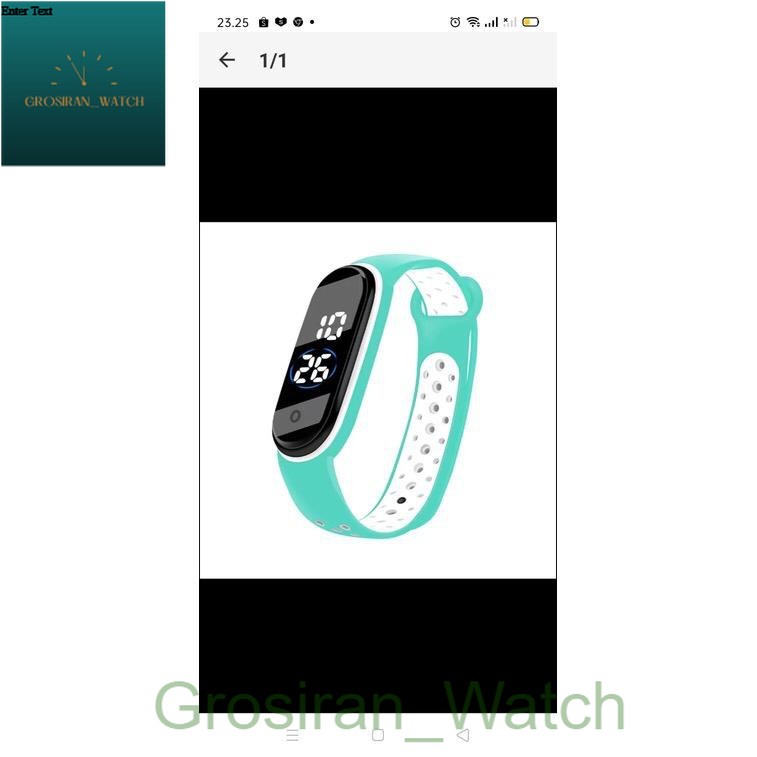 JAM TANGAN ELECTRONIC IP67 UNISEX SPORTY OLAHRAGA PREMIUM LED MIBAND DIGITAL LD-55 [G_W]