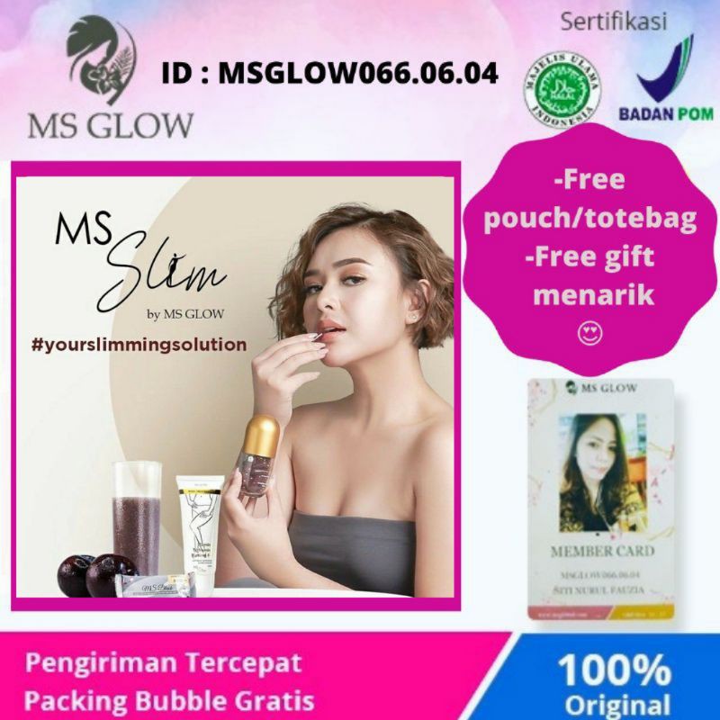 

Pelangsing Badan Bpom / MS SLIM CAPSULE / MS SLIM OIL /BODY TREATMENT OIL MS GLOW