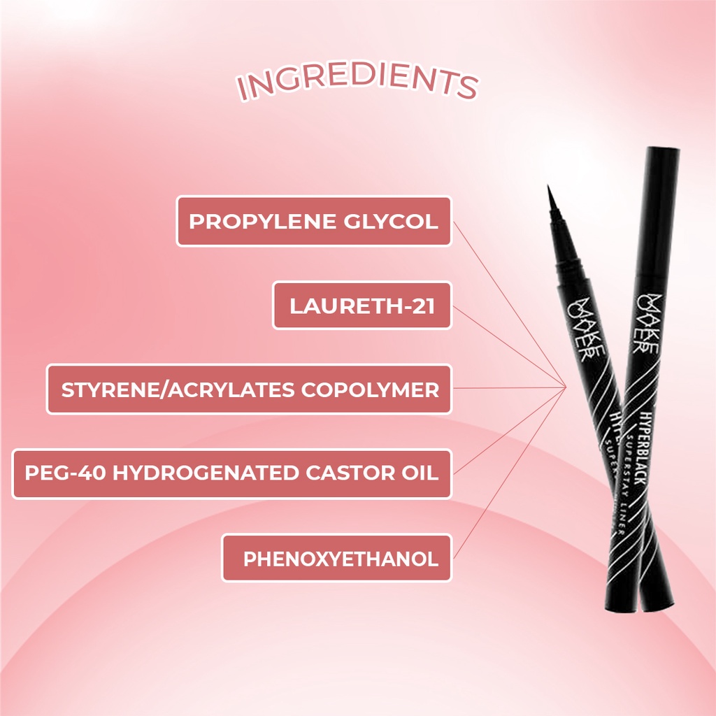 Skinhouseid Make Over Eyeliner Hyperblack Superstay Ayeliner Waterproof Longlasting Original BPOM