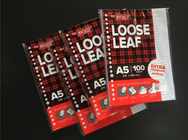 Isi binder loose leaf putih isi 100 lembar