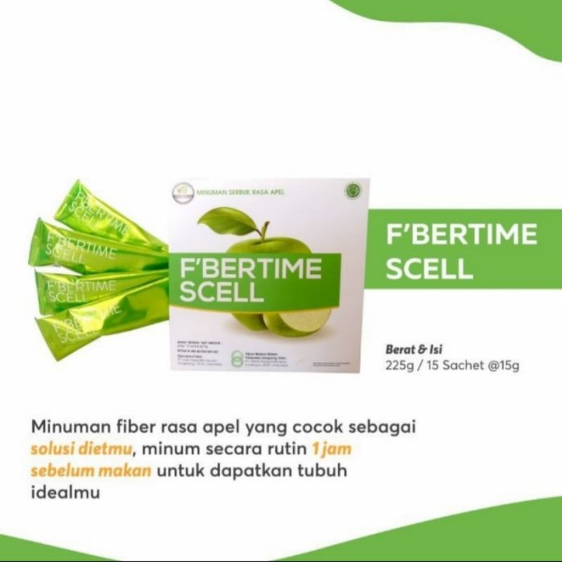 

Paket Diet 1 bulan Fbertime Scell Diet Langsing Fiber diet