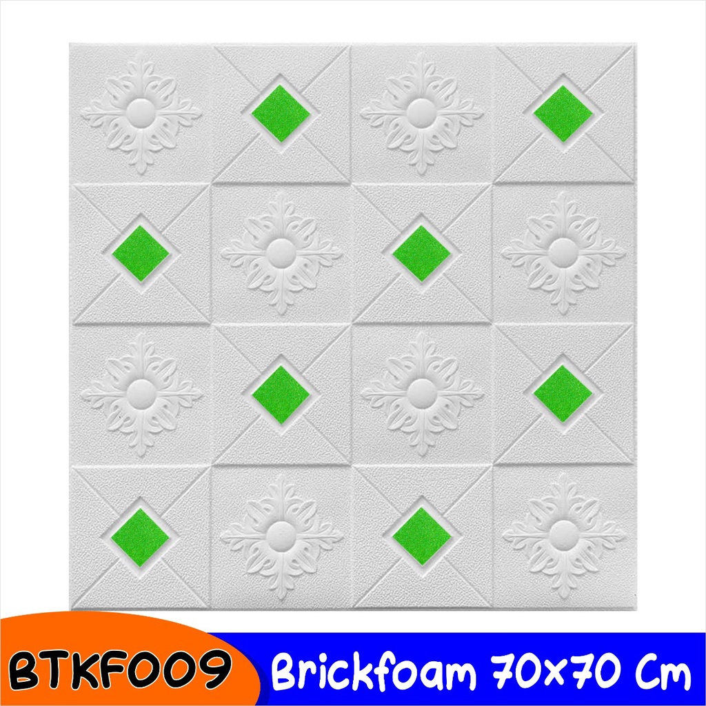 Wallpaper 3D Batikfoam Kedap Suara Tahan Air Stiker Warna Warni Emboss Peredam Suara Dinding Dan Plafon Btk003 Wallpaper Dinding 3D FOAM / Sticker Dinding / Wallpaper Foam 3D / Wallfoam Motif Batik 009