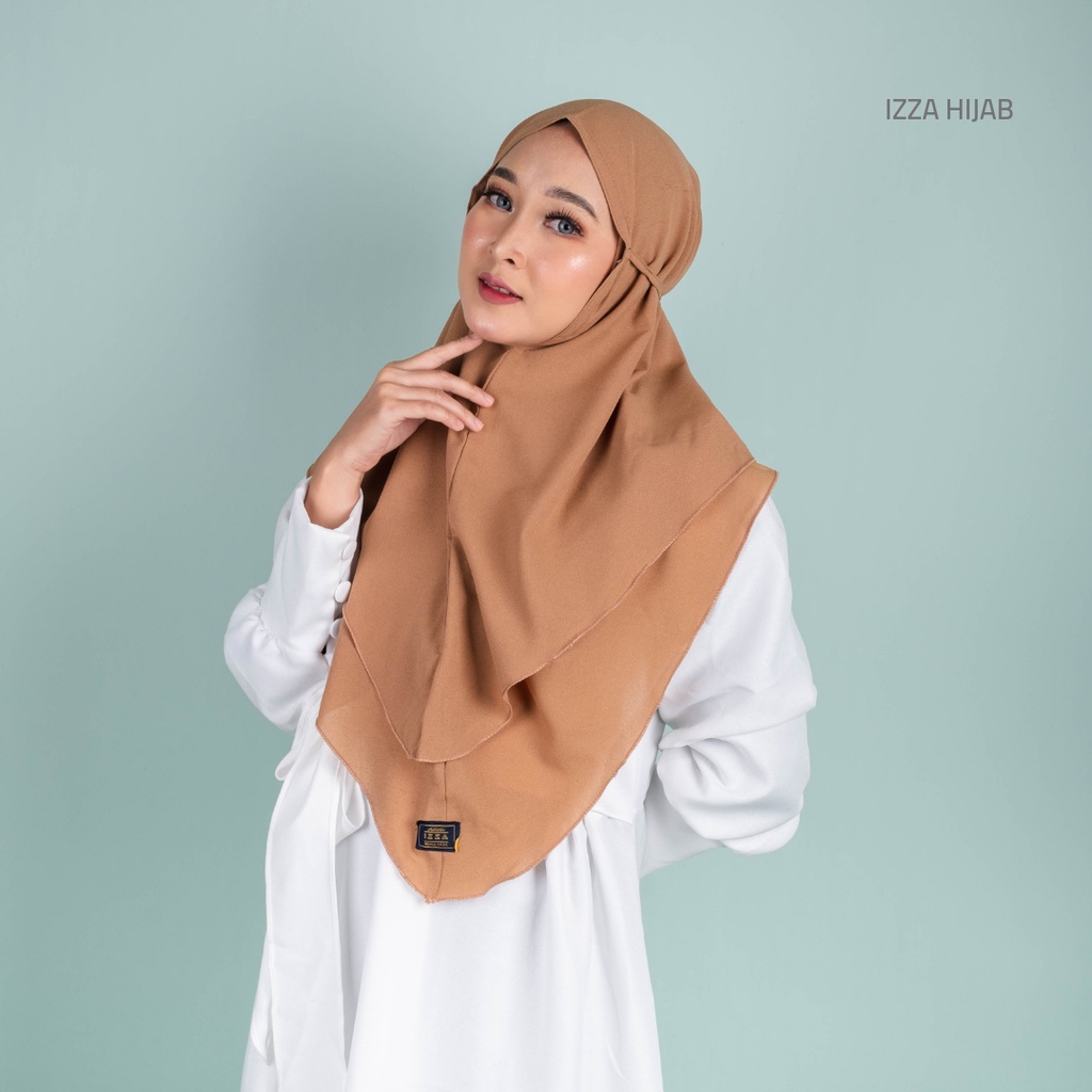 Bergo maryam 2 layer / hanna siria 2 layer / maryam tali 2 layer diamond premium italiano by izza