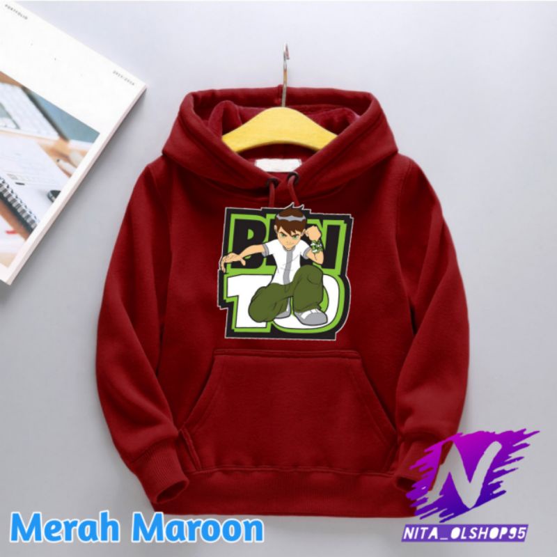 Hoodie ben10 Hoodie sweater anak murah Hoodie anak ben 10