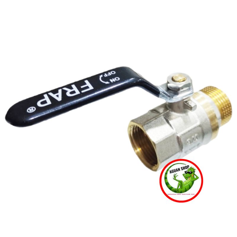 Ball valve drat luar dalam stop kran kuningan