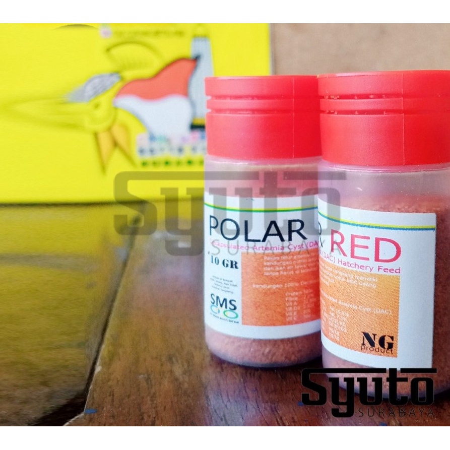 Artemia Instant Shell Polared pakan burayak cupang guppy