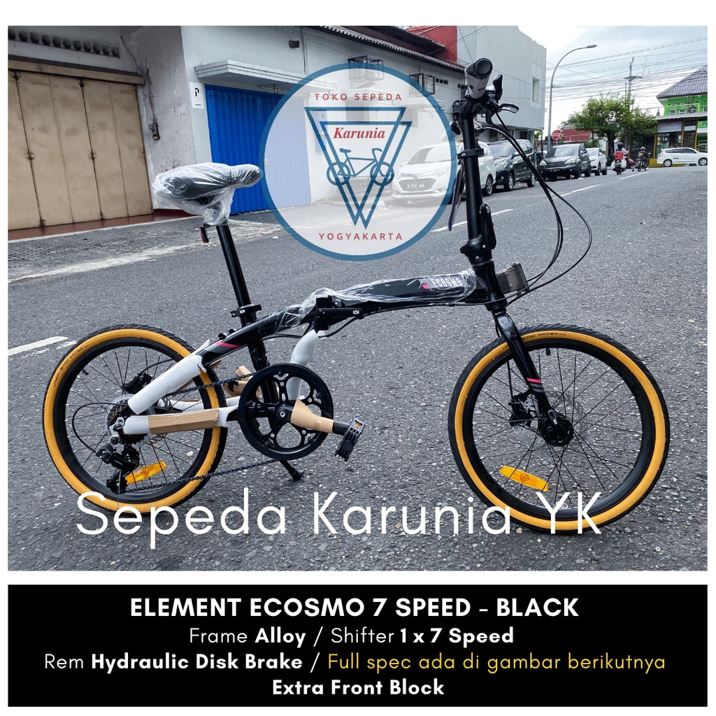 Sepeda Lipat Element Ecosmo 7 Speed - 20 inch