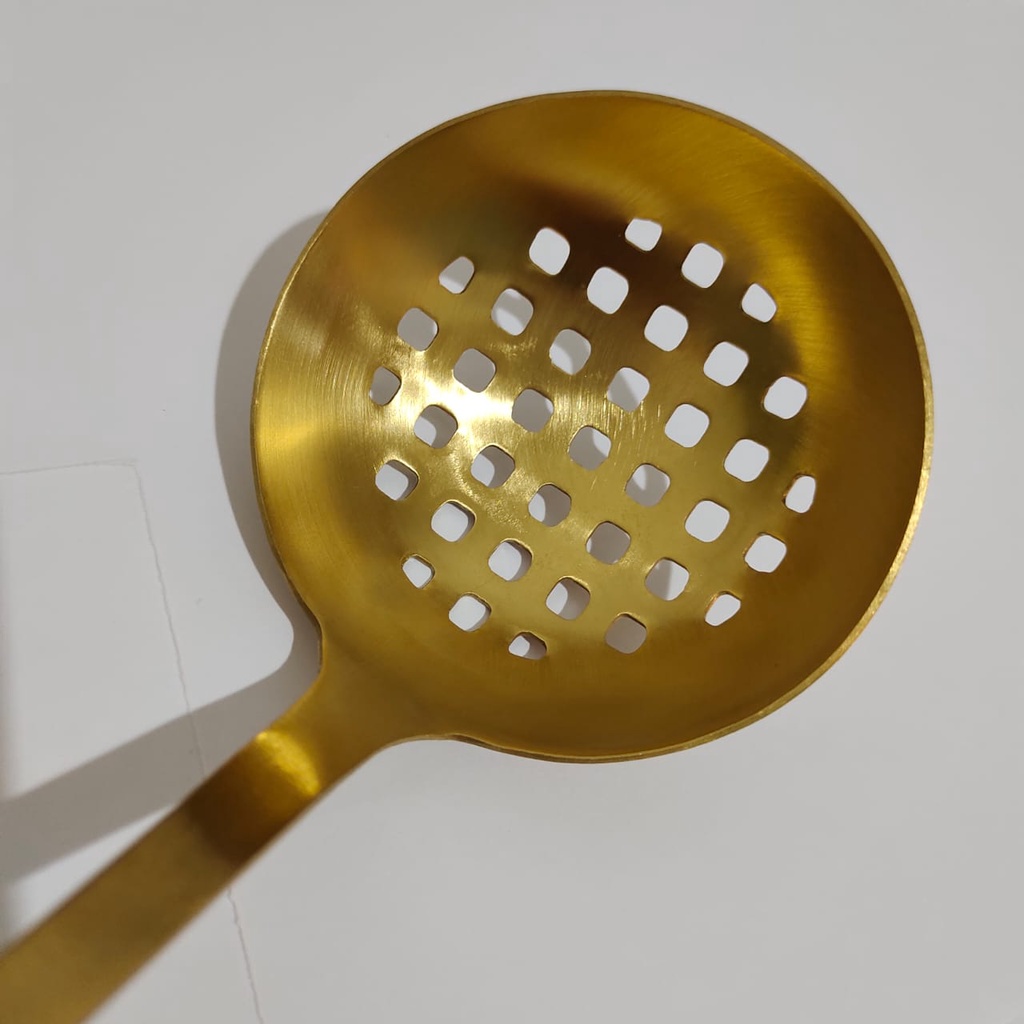 Kingsbakeware Sendok Sup Gold Sendok Kuah Gold Centong Kuah Gold Sendok Gold