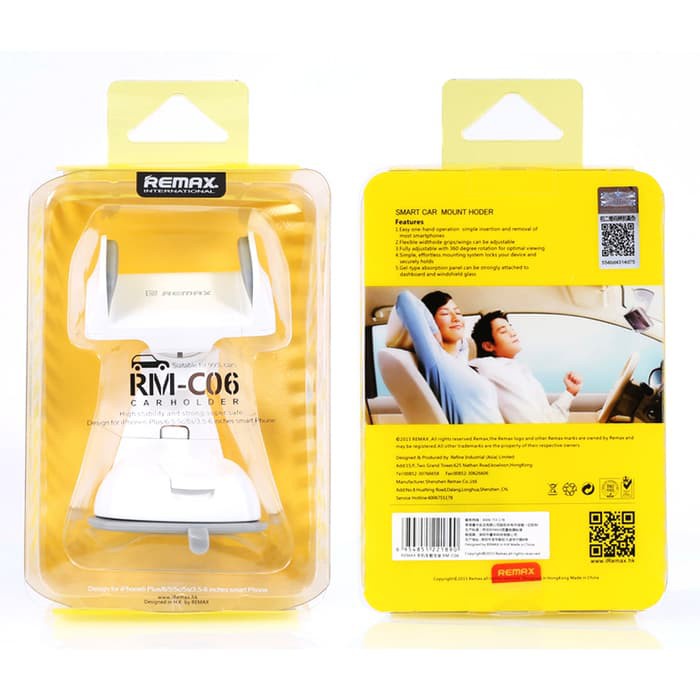 CAR HOLDER REMAX RM-006 - PUTIH