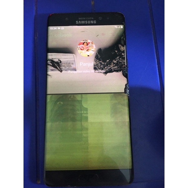 bahan samsung note fe minus lcd mesin oke