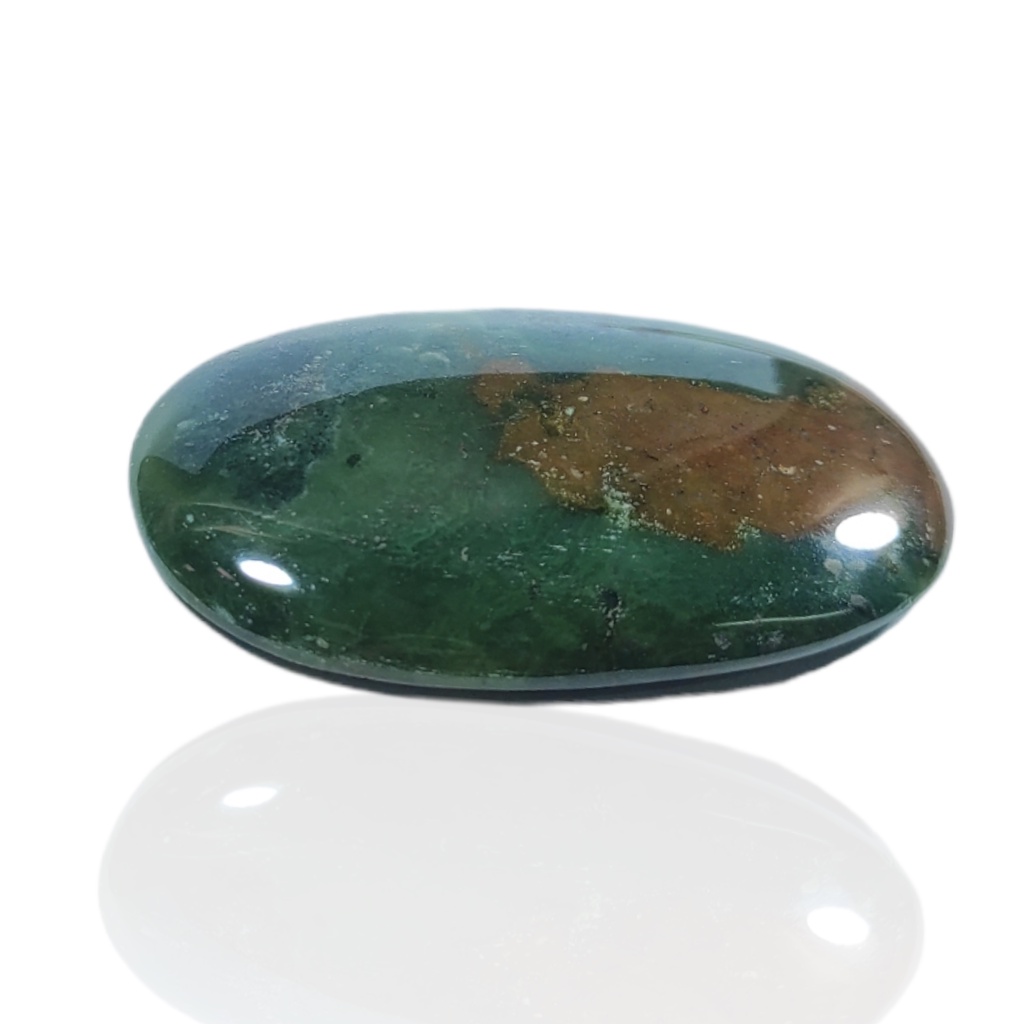 Batu Permata Natural Green Jasper - Lepasan Klawing - Akik Gambar Asli