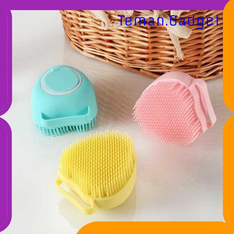 TG-FE342 AIHOGARD SIKAT MANDI BADAN BATH BRUSH SILICONE SOAP CONTAINER - BBM985