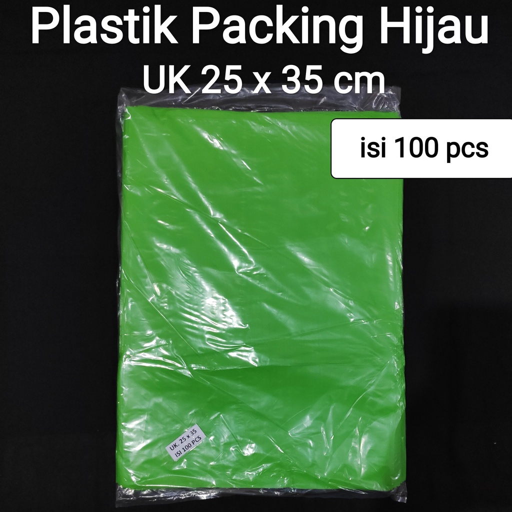 HD packing uk 25x35 polos (isi 10 bks), plastik packing tanpa blong- Plastik Bungkus Paket