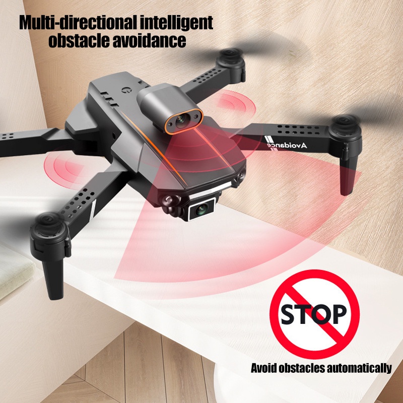 mukava S91 drone Penghindaran Rintangan Cerdas 4K Aerial HD Dual Camera Quadcopter Lipat Pesawat Remote Control