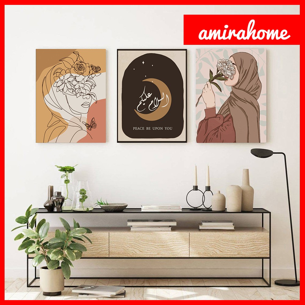 Wall decor Hiasan dinding islami 15x20 Dekorasi dinding Pajangan hiasan dinding dekorasi dinding rumah abstrak