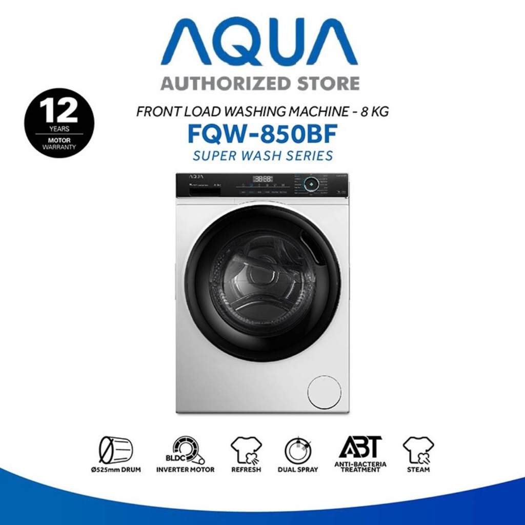 AQUA Japan Mesin Cuci Front Load 8Kg FQW-850BF