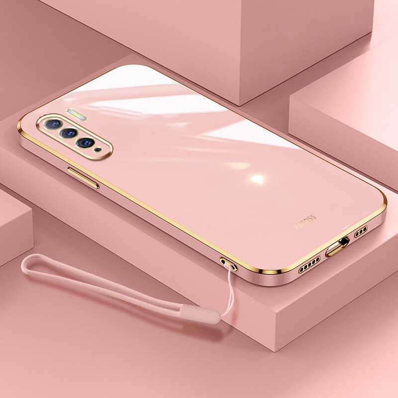 Soft case Silikon Motif AnDyH Dengan lanyard Untuk OPPO A91 Reno 3 F15