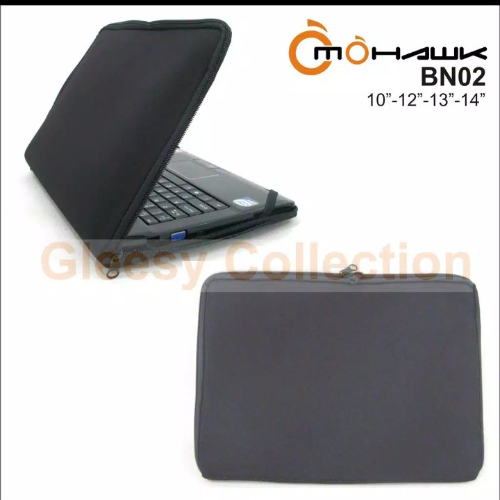 Softcase laptop MOHAWK ukuran 10, 12, 13, 14, 15, 17 inch BN02