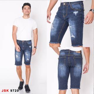  Celana  Pendek Stretch Ripped Jeans  Denim  Modis trendy Gaul  