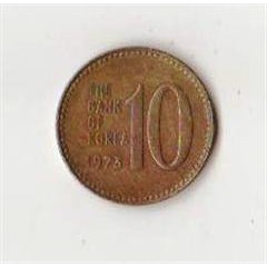 Koleksi Koin 10 won The Bank of korea