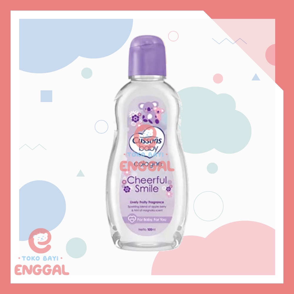 Cussons Cologne 100ml All Variant Lovely Kiss Sparkling Joy Soft Touch Beautiful Sunshine Cheerful Smile