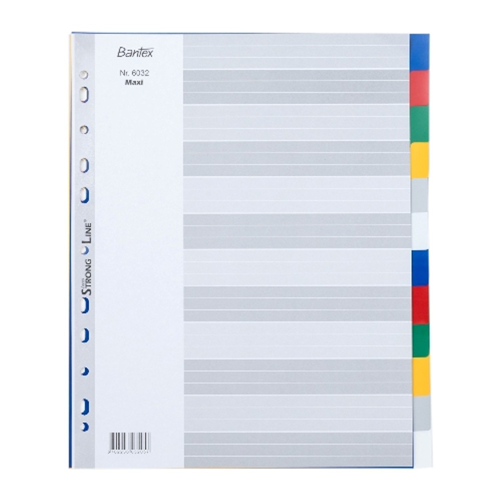 

[BMS Surabaya] Bantex Maxi Divider A4 & Divider PP (12 pages) #6032 00