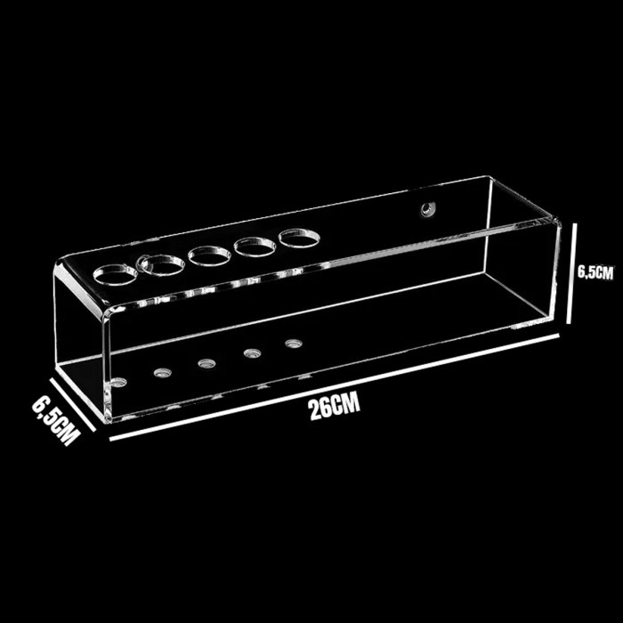 Holder Akrilik Spidol Dan Penghapus / Rack Dinding Organizer Acrylic