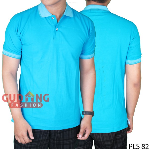 Kaos Berkerah Polos Terbaru - PLS (COMB)