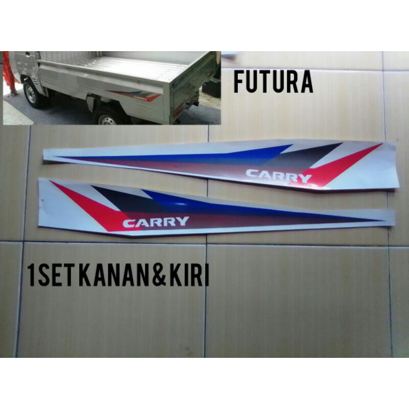 UM1 STIKER BAK SUZUKI CARRY FUTURA 2017/2018/2019 STICKER STRYPING BODY BAK PICK UP FUTURA 1.5