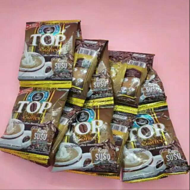 

TOP KOPI SUSU + GULA renceng isi 12 sachet