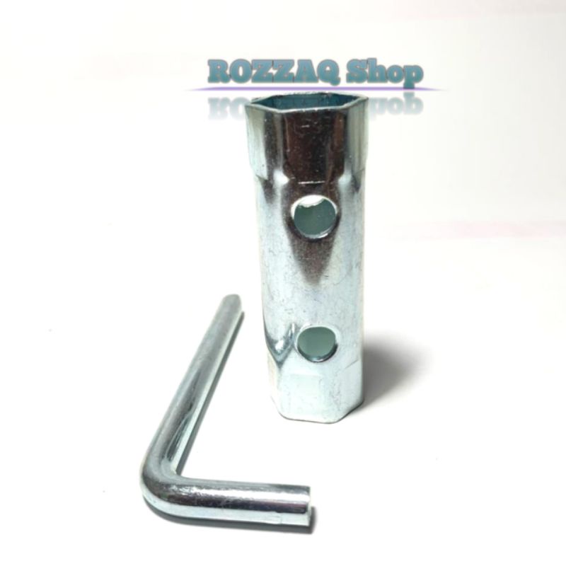 1 PCS KUNCI BUSI YAMAHA HONDA Vario Beat GL BOLAK BALIK UKURAN 17 dan 19