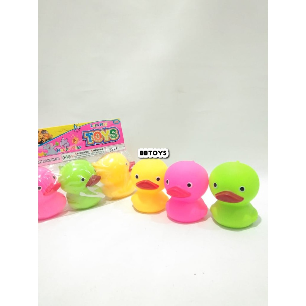 Mainan Mandi anak Bebek Karet - Bebek mandi Keret Kepala Besar - B838